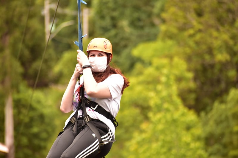 Ziplining and Camping